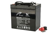 Батарея аккумуляторная Ritar RA12-55A, F11(M6), 12V/55Ah, 216x229x138 HxLxW, 15kg, 12 лет | код RA12-55A | HAC