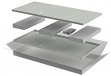 ITK LINEA N Компл. стенок боковых 600мм шкафа 18U сер. | код LN35-18UX6-X | ITK by IEK