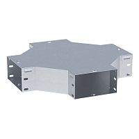 Ответвитель крестообразный 80х200 мм RAL EKF | код x8020008-RAL | EKF