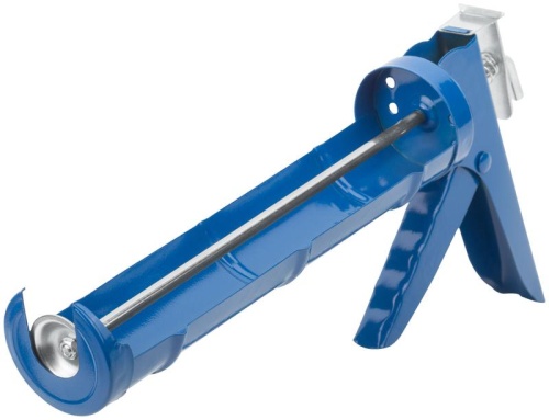 Пистолет для герметика 225мм полукорпусной гладкий шток FIT 14209 фото 2