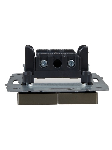 BRITE Выключатель 2-клавишный с индикацией 10А ВС10-2-1-БрШ шампань | код BR-V20-1-10-K37 | IEK фото 6