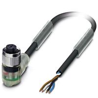Кабель для датчика / исполнительного элемента SAC-4P- 5,0-PVC/M12FR-3L | код 1404961 | PHOENIX CONTACT