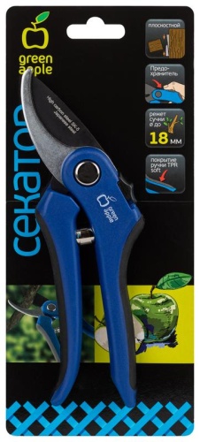Секатор GASP10-60 садовый для дачи плоскостной | код. Б0053450 | Green Apple