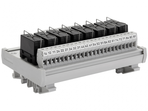 188 232, Релейный модуль двойной RMG 2-8 (24V AC/DC, 2 C/O, 5 A.) | код 0.0.0.1.88232 | KLEMSAN