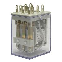 Электромагнитное реле RUICHI 4453(18F)-3 (HH53P) 24VDC 5А, 3C: 3PDT | код 59136 | Ruichi