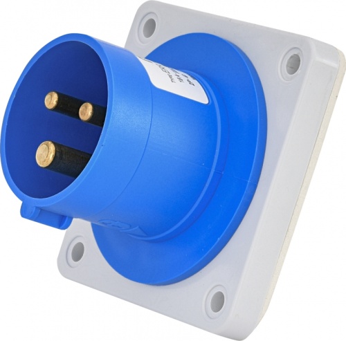 Вилка встраиваемая ERR-1632 IP44 (16A, 230V, 2P+PE) | код 004482108 | ETI