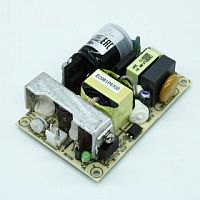 Источник питания AC-DC, 35Вт, вход 85…264V AC, 47…63Гц /120…370В DC, выход 15В/2.4A, рег. вых 13.5…16.5В, изоляция 3000В AC, открытая плата 76.2х50.8х24мм, -30…+70С | код EPS-35-15 | MeanWell