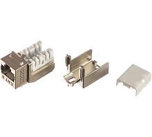 Вставка Keystone Jack RJ-45(8P8C) категория 6A 110 IDC заделка с помощью NE-TOOL белая | код 47013 | Hyperline