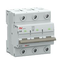 Выключатель автоматический AV-125 3P 63A (D) 10kA EKF AVERES | код mcb125-3-63D-av | EKF