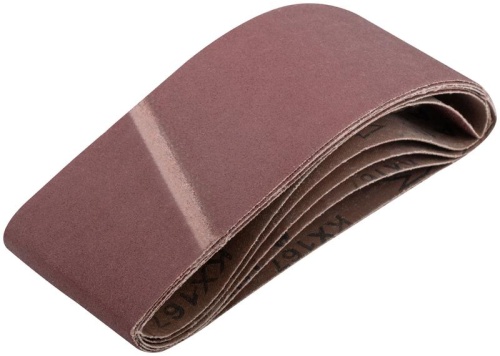 Ленты шлифовальные бесконечные, водостойкие, на тканевой основе, 5 шт, 75х457 мм Р 100 | код 39685 | FIT фото 2