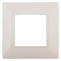 Рамка на 1 пост, Эра Elegance, сл.кость, 14-5001-02 | код Б0034382 | ЭРА