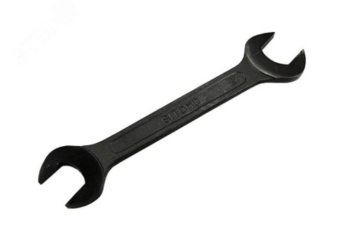 Ключ гаечный (рожковый) двусторонний 12х13 оксидированный | код 28913 | Hortz