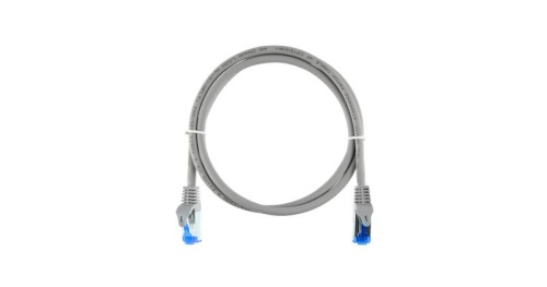 Патч-корд S/FTP 4 пары Cat 6 2хRJ45/8P8C T568B 7х0150мм LSZH светло-серый 3м | код NMC-PC4SE55B-ES-030-C-GY | NIKOMAX
