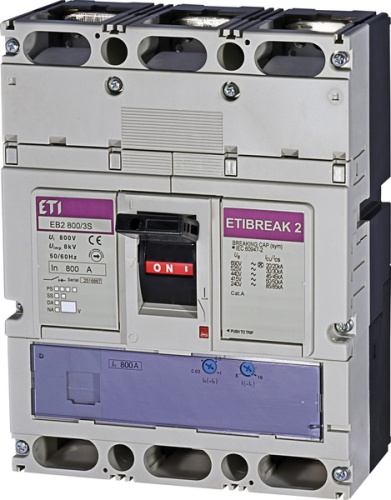 Автоматический выключатель EB2 800/3S 800A 3p (50kA) | код 004672161 | ETI