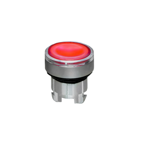 Головка кнопки с подсветкой, красная, IP65, металл MTB4-BW346C | код 137213 | MEYERTEC