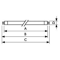 Лампа люминесцентная Actinic BL TL 6W/10 1FM/10x25CC | Код. 928000501030 | Philips