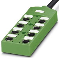 Коробка датчика и исполнительного элемента SACB-8/ 8-L-10,0PUR SCO | код 1517178 | PHOENIX CONTACT