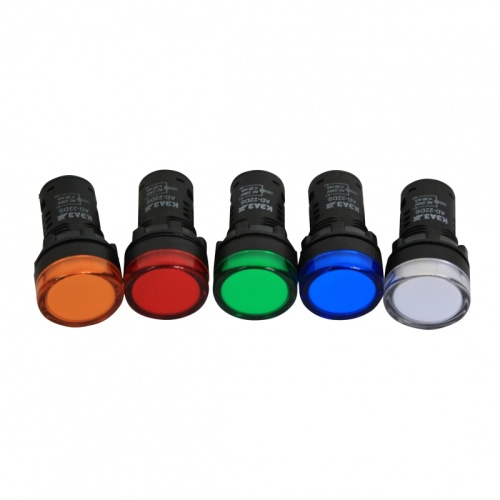 Лампа AD22DS(LED) матрица D22мм красный 24В AC/DC | код 303939 | КЭАЗ