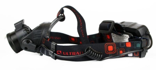 Фонарь аккумуляторный налобный E1336 1LED 4Вт фокус 4 режима аккум. 3.7В сенсорный черн. (бокс) Ultraflash 13906 фото 4