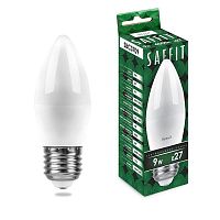 Лампа светодиодная 9Вт 230В E27 4000К C37 SBC3709 SAFFIT 55129