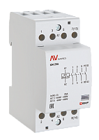 Контактор модульный КМ 40А 2NО 24VAC (2 мод.) AVERES EKF | код km-av-2-40-20-24V | EKF