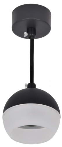 Светильник 4012 подвесной GX53 черный IEK | код LT-UCB0-4012-GX53-1-K02 | IEK