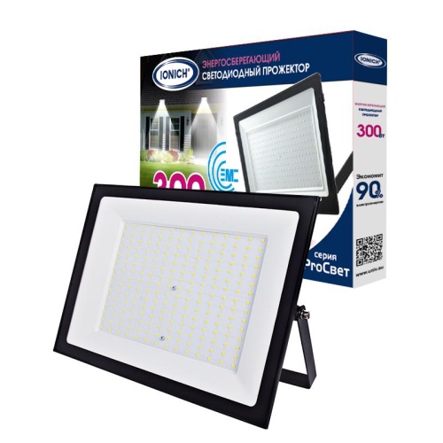 Прожектор светодиодный IFL-300-865-BL-IP65-ProСвет 300Вт 6500К IP65 27000лм IONICH 1659 Прожектор светодиодный IFL-300-865-BL-IP65-ProСвет 300Вт 6500К IP65 27000лм IONICH 1659