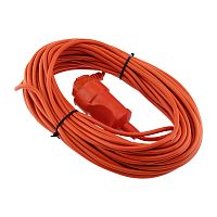 Удлинитель-шнур PROconnect ПВС 3х0.75, 30 м, с/з, 6 А, 1300 Вт, IP44, оранжевый (Сделано в России) | код 11-7110 | PROCONNECT
