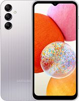Смартфон Samsung SM-A145 Galaxy A14 64Gb 4Gb серебристый моноблок 3G 4G 2Sim 6.6 1080x2408 Android 13 50Mpix 802.11 a/b/g/n/ac NFC GPS GSM900/1800 GSM1900 microSD max1024Gb | код 1911782 | SAMSUNG