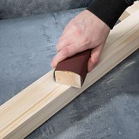 Шкурка шлифовальная 230х280мм Р320 водостойкая в листах на тканевой основе (уп.10шт) Kranz KR-91-1309