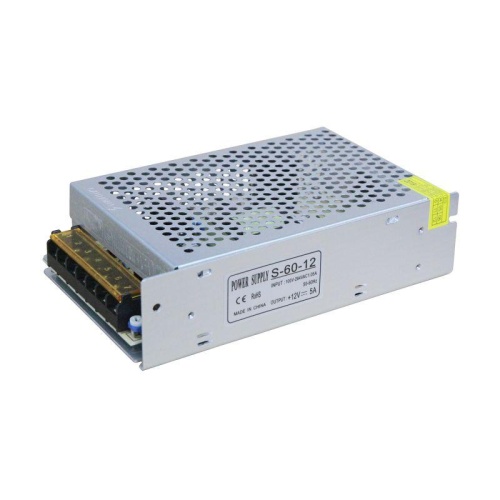 Блок питания для светодиодной ленты Black 60Вт 12В IP20 (драйвер) GAUSS 202003060 фото 3