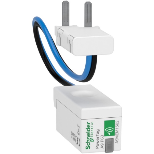 БЕСПРОВОДНЫЙ ДАТЧИК ACTI9 POWERTAG 63А DPN 1P+N / 2P НИЖЕ АППАРАТА =S= | код A9MEM1562 | SCHNEIDER ELECTRIC