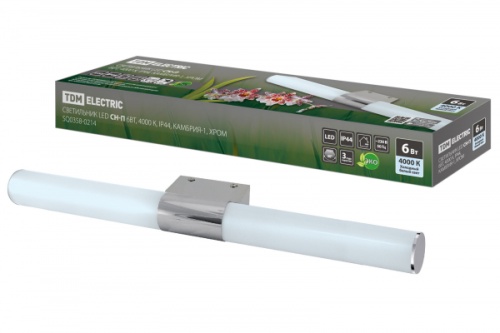 Светильник LED CH-П 6Вт, 4000 К, IP44, Камбрия-1, хром TDM | код SQ0358-0214 | TDM