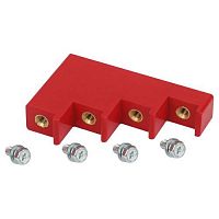 Изолятор ступенчатый шинный NO-224-155 ИС4-20 (М6) с болтами 6кВ | код Б0065689 | ЭРА