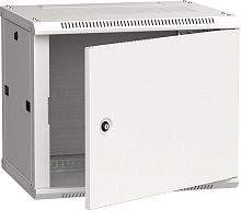 ITK Шкаф настенный LINEA W 6U 600х450мм дверь металл RAL 7035 | код LWR3-06U64-MF | IEK