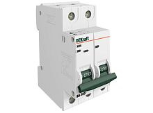 Модульный автоматический выключатель ВА-101 2 полюса, 20А, х-ка D | код. 11115DEK | DEKraft 