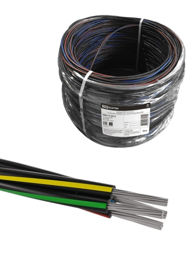 Провод СИП-4 4х16-0.6/1 ТУ 3553-001-90364697-2015 (ГОСТ 31946) (бухта 50м) | код SQ0112-0513 | РЭМЗ ТМ
