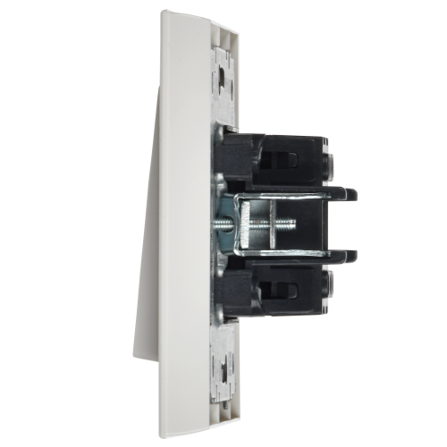 BRITE Выключатель 1-клавишный 10А в сборе ВСР10-1-0-БрБ белый | код BR-V10-0-10-K01-F | IEK фото 7