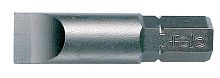 Бита специальная плоская шлицевая серия Industrial SL5,5х0,8 длина 32мм посадка С8 5/16'', 10шт | код 7051410 | FELO