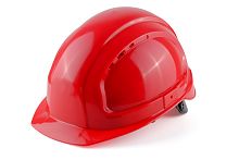 СОМЗ-19 ЗЕНИТ RAPID красная (универсальная защитная, ДЛЯ РАБОТ НА ВЫСОТЕ, соответствует требованиям приказа 782н, с 4-х точечным подбородочным ремнем с креплением к корпусу, плавная регулировка (храповый механизм, до -50С) | код 719816 | РОСОМЗ