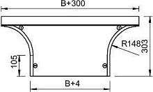 Крышка Т/Х-образной секции, B=500 мм, FT | код 7131364 | OBO Bettermann