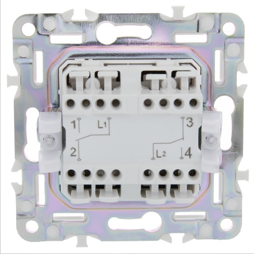 SKANDY Выключ. 2-кл. прох. 10А SK-V05G граф. IEK | код SK-V22-0-10-K53 | IEK фото 2