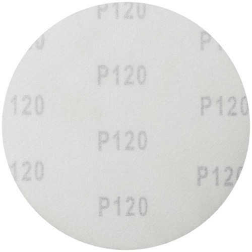 Круги шлифовальные сплошные (липучка), алюминий-оксидные, 125 мм, 5 шт Р 120 | код 39656 | FIT фото 2