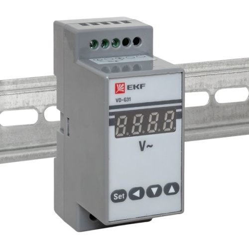 VD-G31 Вольтметр цифровой на DIN однофазный PROxima (без поверки | код vd-g31 | EKF фото 3