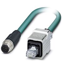 Сетевой кабель VS-M12MS-PPC/ME-94C-LI/2,0 | код 1413560 | PHOENIX CONTACT