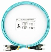 Cabeus FOP-50-FC-FC-5m Шнур оптический duplex FC-FC 50/125 mm OM3 5м LSZH | код 7564c | Cabeus