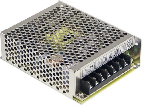 Источник питания AC-DC, 50Вт, вход 88…264В AC, 47…63Гц / 125…373 В DC, выход 3.3В/10A, рег. вых 3…3.6 В , изоляция 3000В AC, в кожухе 99х97х35мм, -20…+70С | код RS-50-3.3 | MeanWell