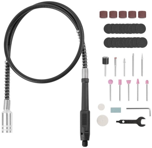 Машина гравировальная 135Вт 10000-32000об/мин 24/3.2мм набор насадок FIT 80591 фото 4