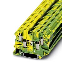 Клемма защитного провода UT 2,5-QUATTRO-PE | код 3044568 | PHOENIX CONTACT