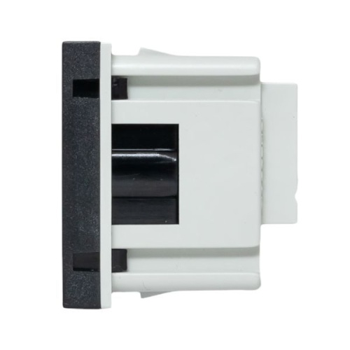 Розетка 45х45 с зазем., с защ. шторками, 90 градусов, черная, матовая EKF | код E2MR16-028-30 | EKF фото 5